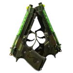 Dual Berettas | Cobra Strike (Well-Worn)