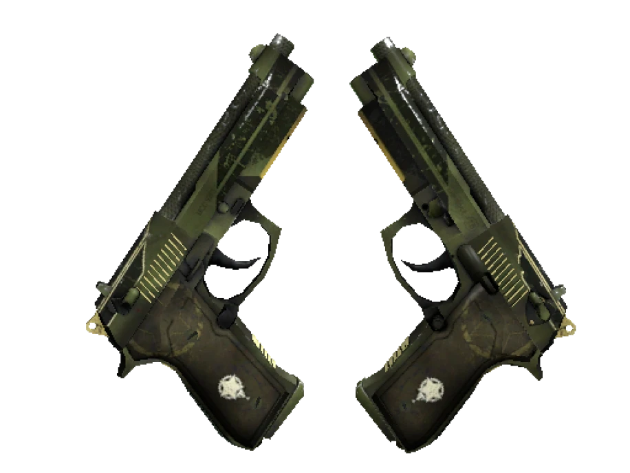 Dual Berettas | Retribution (Well-Worn) - Image 1
