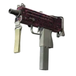MAC-10 | Red Filigree (Minimal Wear)