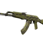 Souvenir AK-47 | Olive Polycam (Field-Tested)