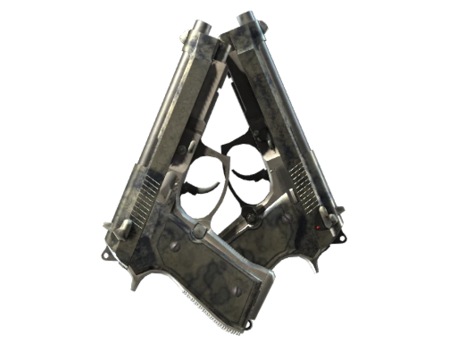 Souvenir Dual Berettas | Stained (Battle-Scarred) - Image 1