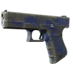 Souvenir Glock-18 | Ocean Topo (Battle-Scarred)