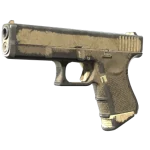 Souvenir Glock-18 | Sand Dune (Battle-Scarred)