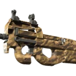 Souvenir P90 | Desert Halftone (Minimal Wear)