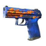 StatTrak™ P2000 | Fire Elemental (Well-Worn)