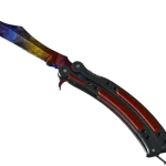 ★ Butterfly Knife | Marble Fade (Minimal Wear)
