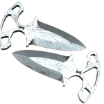 ★ Shadow Daggers | Damascus Steel (Well-Worn)
