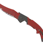 ★ StatTrak™ Falchion Knife | Crimson Web (Well-Worn)