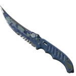★ StatTrak™ Flip Knife | Bright Water (Battle-Scarred)