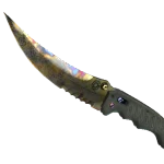 ★ StatTrak™ Flip Knife | Case Hardened (Well-Worn)