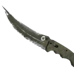 ★ StatTrak™ Flip Knife | Safari Mesh (Battle-Scarred)