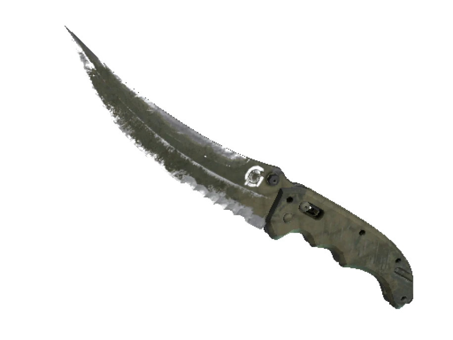 ★ StatTrak™ Flip Knife | Safari Mesh (Battle-Scarred) - Image 1