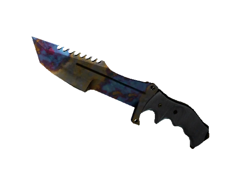 ★ StatTrak™ Huntsman Knife | Case Hardened (Well-Worn) - Image 1