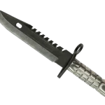 ★ StatTrak™ M9 Bayonet | Black Laminate (Battle-Scarred)