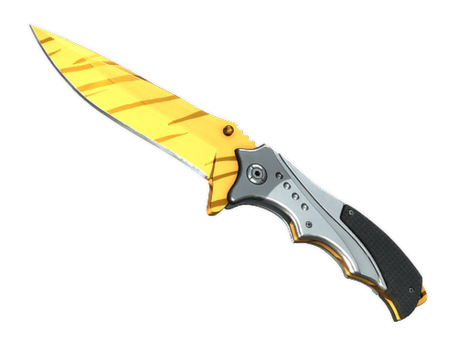 ★ StatTrak™ Nomad Knife | Tiger Tooth (Minimal Wear) - Image 1