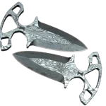 ★ StatTrak™ Shadow Daggers | Damascus Steel (Battle-Scarred)
