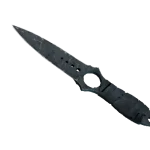 ★ StatTrak™ Skeleton Knife | Night Stripe (Battle-Scarred)
