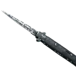 ★ StatTrak™ Stiletto Knife | Night Stripe (Battle-Scarred)