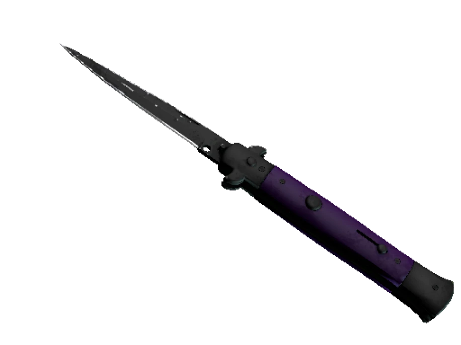 ★ StatTrak™ Stiletto Knife | Ultraviolet (Well-Worn) - Image 1