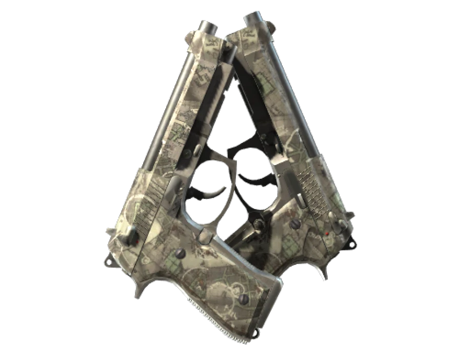 Dual Berettas | Heist (Well-Worn) - Image 1