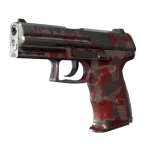 P2000 | Red FragCam (Battle-Scarred)