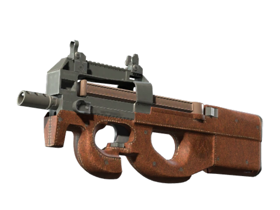 P90 | Leather (Well-Worn) - Image 1
