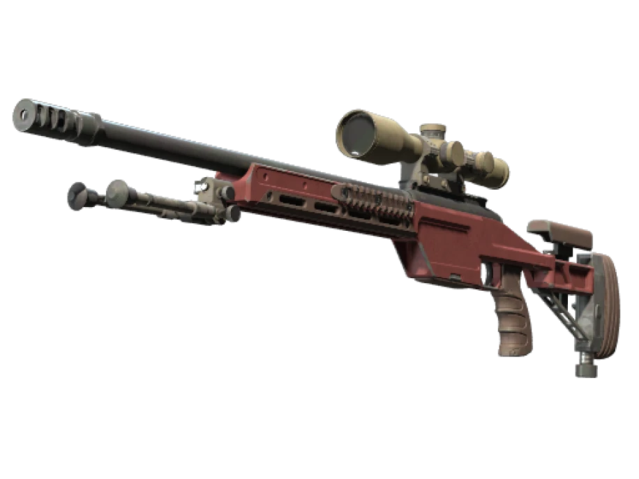SSG 08 | Red Stone (Field-Tested) - Image 1