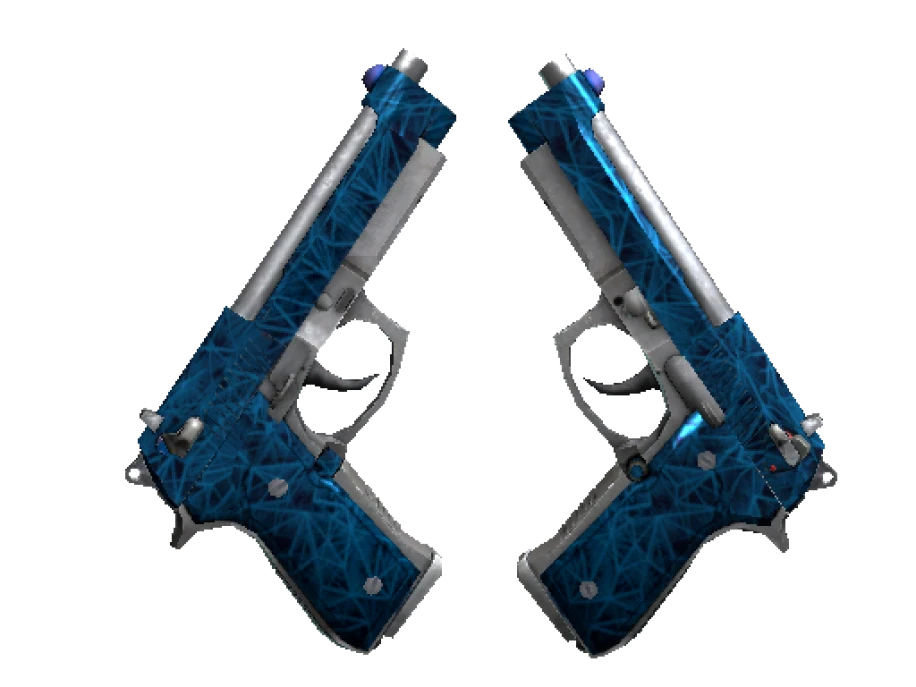 Souvenir Dual Berettas | Cobalt Quartz (Factory New) - Image 1