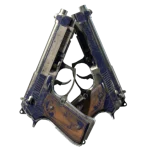 Souvenir Dual Berettas | Moon in Libra (Battle-Scarred)