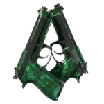 Souvenir Dual Berettas | Polished Malachite (Field-Tested)
