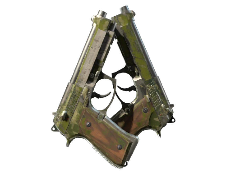 Souvenir Dual Berettas | Switch Board (Battle-Scarred) - Image 1
