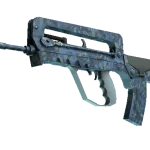 Souvenir FAMAS | Cyanospatter (Minimal Wear)