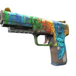 Souvenir Five-SeveN | Fall Hazard (Well-Worn)