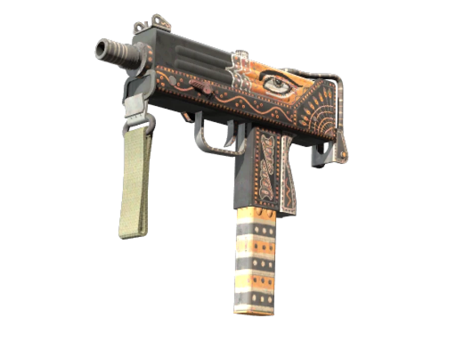 Souvenir MAC-10 | Rangeen (Well-Worn) - Image 1
