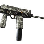 Souvenir MP9 | Arctic Tri-Tone (Battle-Scarred)