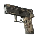 Souvenir P250 | Black & Tan (Battle-Scarred)