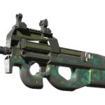 Souvenir P90 | Mustard Gas (Battle-Scarred)