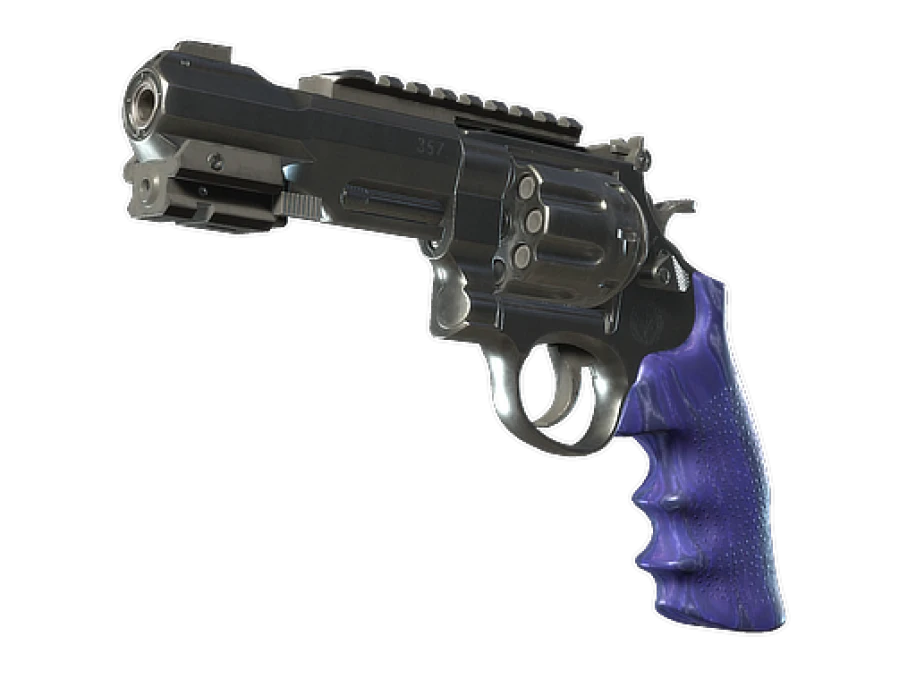 Souvenir R8 Revolver | Cobalt Grip (Well-Worn) - Image 1