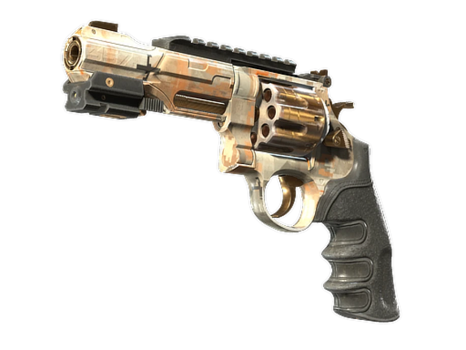 Souvenir R8 Revolver | Monarch (Well-Worn) - Image 1