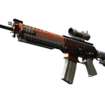 Souvenir SG 553 | Danger Close (Well-Worn)