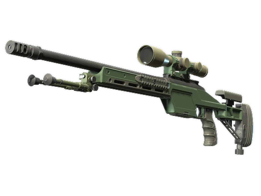 Souvenir SSG 08 | Green Ceramic (Factory New) - Image 1