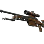 Souvenir SSG 08 | Orange Filigree (Field-Tested)