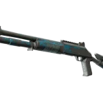 Souvenir XM1014 | VariCamo Blue (Battle-Scarred)