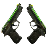 StatTrak™ Dual Berettas | Cobra Strike (Minimal Wear)