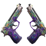 StatTrak™ Dual Berettas | Flora Carnivora (Factory New)