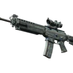 StatTrak™ SG 553 | Wave Spray (Battle-Scarred)