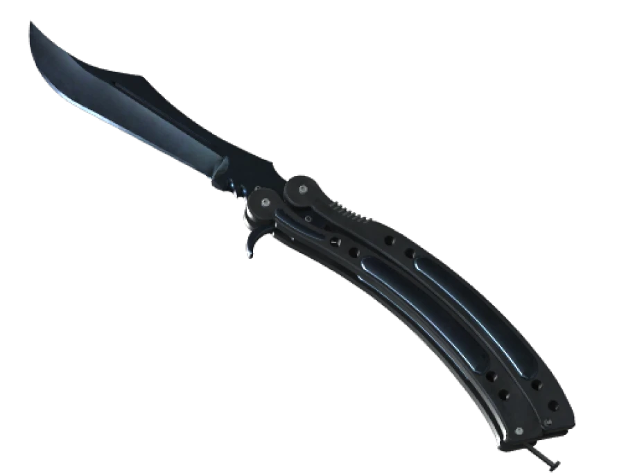 ★ StatTrak™ Butterfly Knife | Blue Steel (Factory New) - Image 1