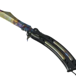 ★ StatTrak™ Butterfly Knife | Case Hardened (Well-Worn)