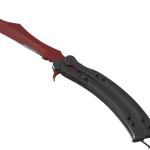 ★ StatTrak™ Butterfly Knife | Crimson Web (Well-Worn)