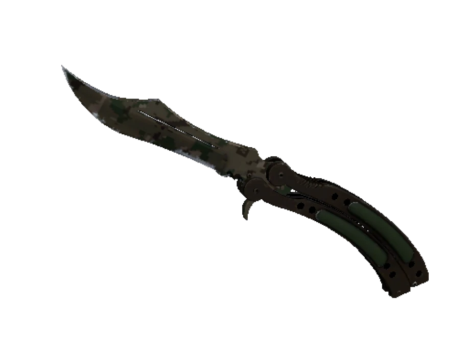★ StatTrak™ Butterfly Knife | Forest DDPAT (Well-Worn) - Image 1